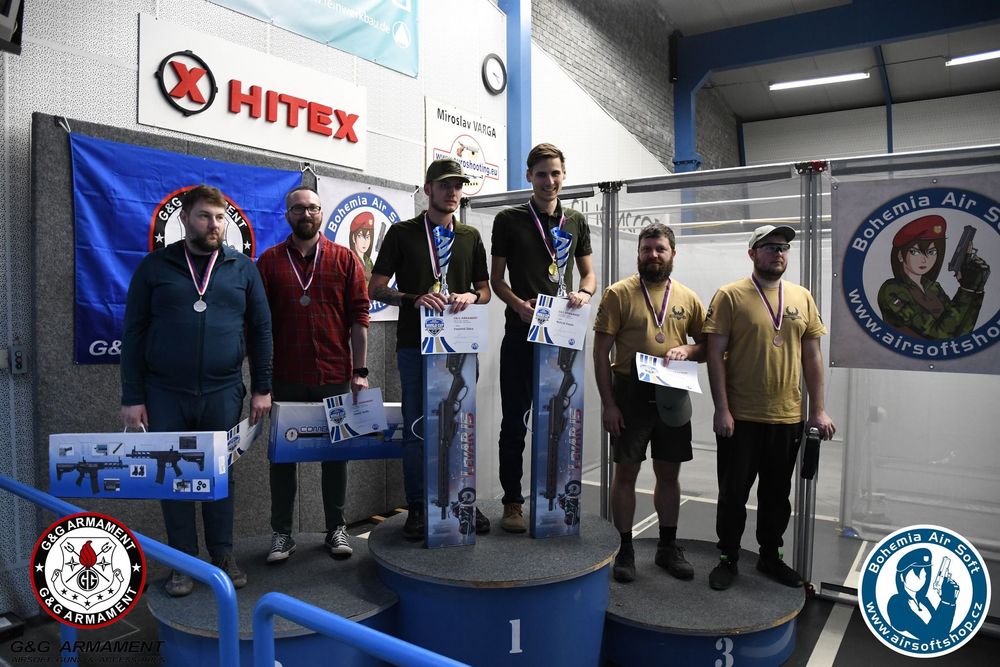 G&G CQB Shooting Competition 2025 - Vítězové