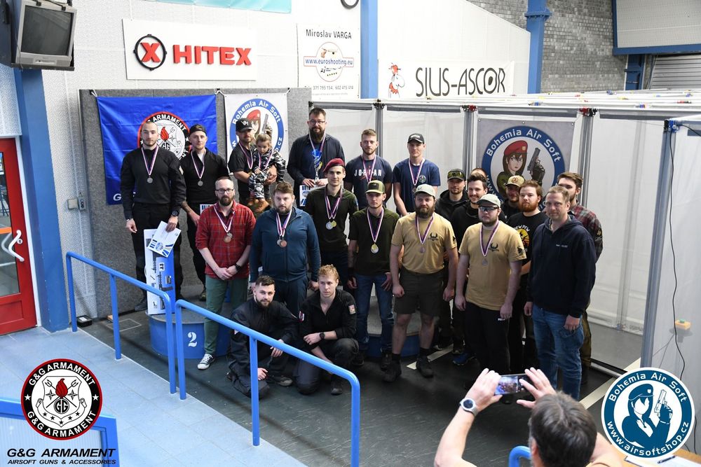 G&G CQB Shooting Competition 2025 - Vítězové